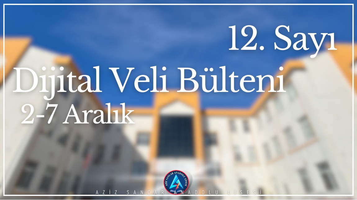 Dijital Veli Bülteni 12. Sayı 2-7 Aralık